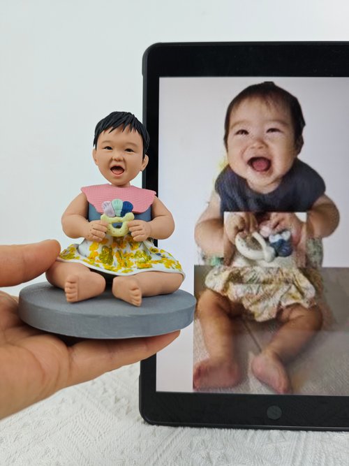 uDesign優湛 客製化人物公仔 兒童 人偶 3D 人像 肖像畫 訂制 似顏繪 禮物