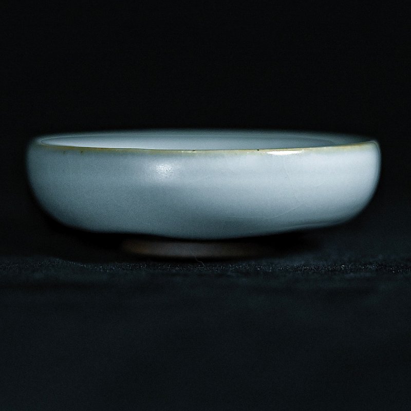 手工天青汝窯鐵斑寬心杯JR014 - 茶壺/茶杯/茶具 - 其他材質 