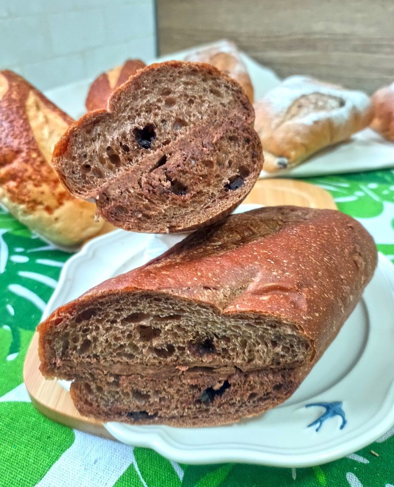 法式濃情巧克力老麵歐式麵包 - 麵包/吐司 - 其他材質 