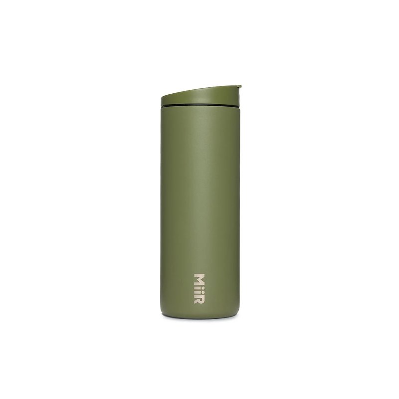 MiiR Vacuum-Insulated (stays hot/cold) Travel Tumbler 16oz/473ml Evergreen - กระบอกน้ำร้อน - สแตนเลส สีเขียว