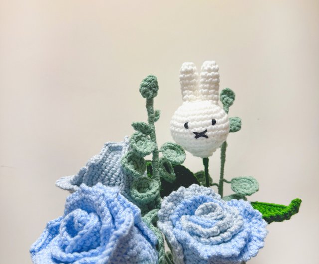 エレガントな染め花ブーケ standard_bouquet_white_005_006