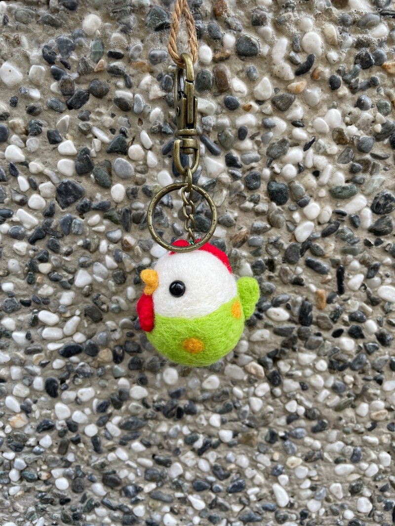 Apple Green Chick Charm - Keychains - Wool 