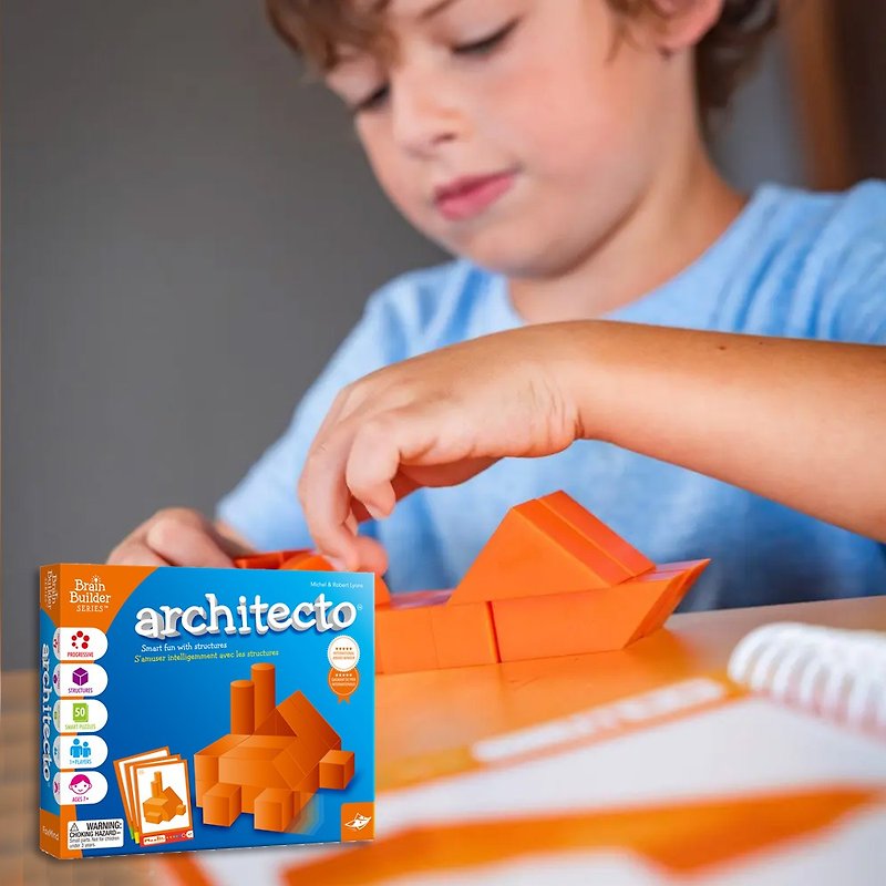 【嚴選禮物】FoxMind - 建構建築師 - 以色列兒童桌遊 - 嬰幼兒玩具/毛公仔 - 塑膠 