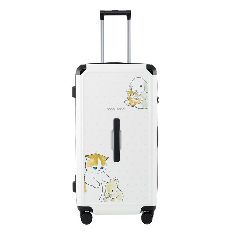 [MOFUSAND] Maofusandi 20-inch zipper suitcase fat suitcase boarding case-Mao Rabbit White - กระเป๋าเดินทาง/ผ้าคลุม - พลาสติก ขาว