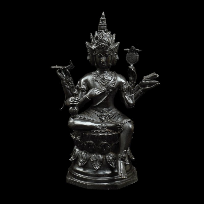 龍波帕大師.瓦賴寺2561供奉型四面佛(大型-高31公分) - 公仔/玩偶 - 其他材質 