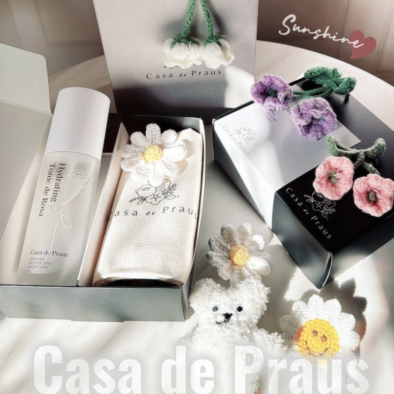 Casa de Praus 陽光花語燦爛禮盒 玫瑰沁顏水100ml 單瓶 - 化妝水/保濕 - 濃縮/萃取物 白色