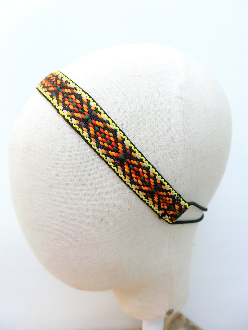 National Series color ribbon - (Hawaiian Pizza) - Hair Accessories - Cotton & Hemp 