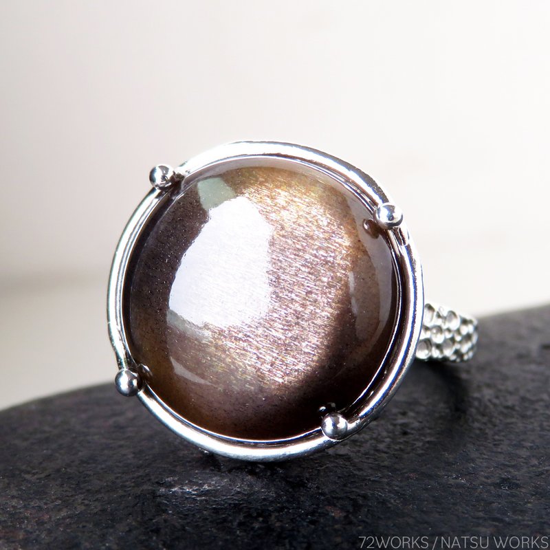 ムーンストーンリング / Goldsheen Moonstone Ring - 戒指 - 寶石 金色