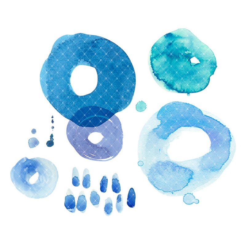 藍色星球 PET 紙膠帶 - 紙膠帶/和紙/PET - 其他材質 多色