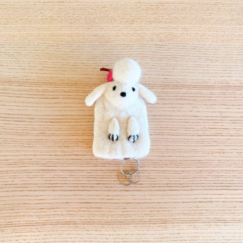 Wool Felt Keyring/Key Case - Little Sheep - ที่ห้อยกุญแจ - ขนแกะ 