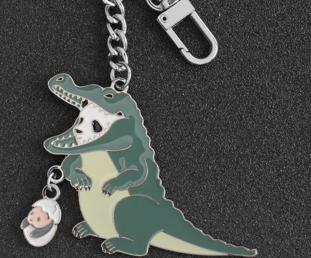 Crocodile keychain on sale