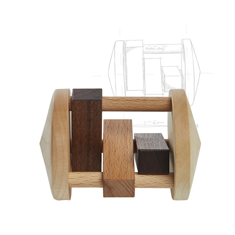 Wooden Story - Block Wheel - Kids' Toys - Wood 