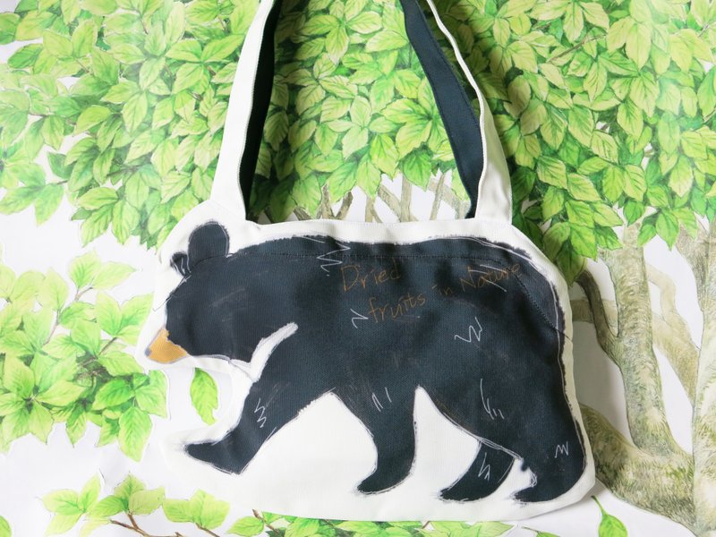 Modeling black bear bag - กระเป๋าแมสเซนเจอร์ - วัสดุอื่นๆ สีดำ