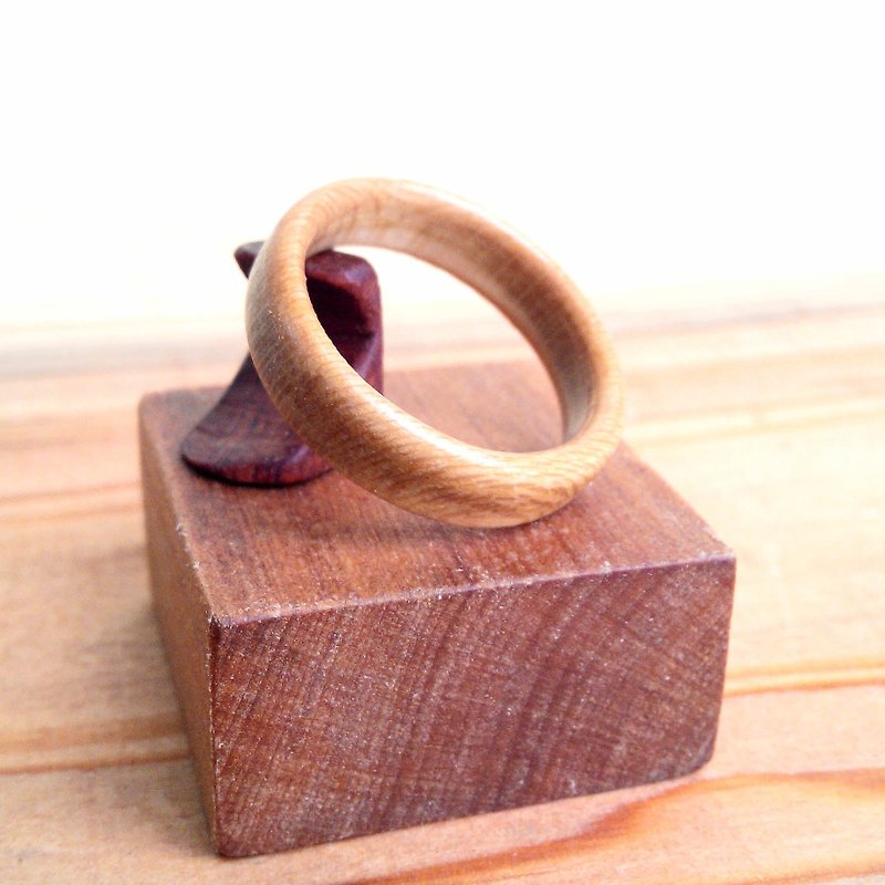 手工製作 原個梧桐木 木戒指 附手工木盒子 訂製 客製 包郵