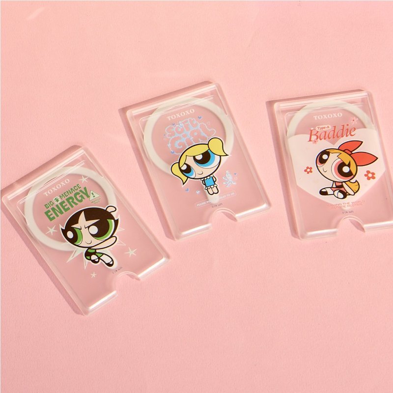 The Powerpuff Girls Bloom MagSafe Magnetic Card Holder - Phone Accessories - Plastic Transparent