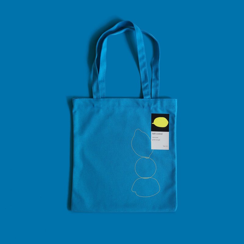 Canvas Tote Bag - Self-Control - กระเป๋าแมสเซนเจอร์ - ผ้าฝ้าย/ผ้าลินิน 