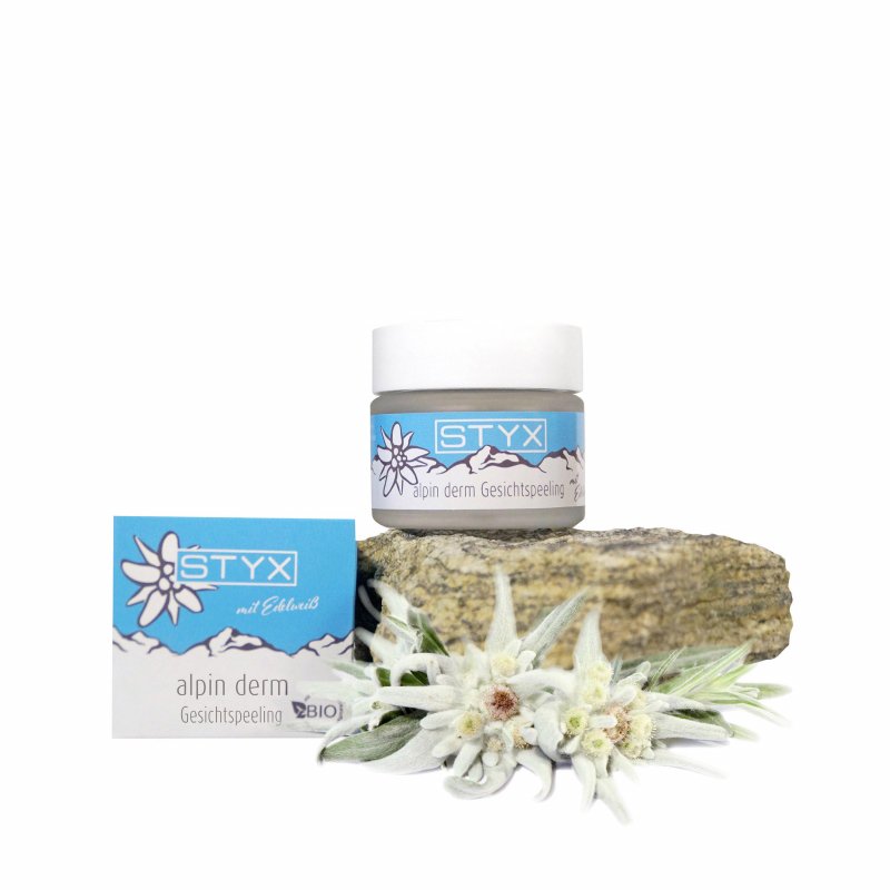 Good product available soon-STYX Alpine Edelweiss Facial Scrub | Facial exfoliation | Skin care products - Facial Massage & Cleansing Tools - Plastic White