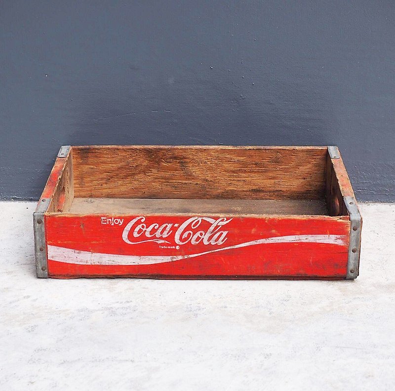 Coca-Cola Series - Antique Wood Box A, 1950 - กล่องเก็บของ - ไม้ 