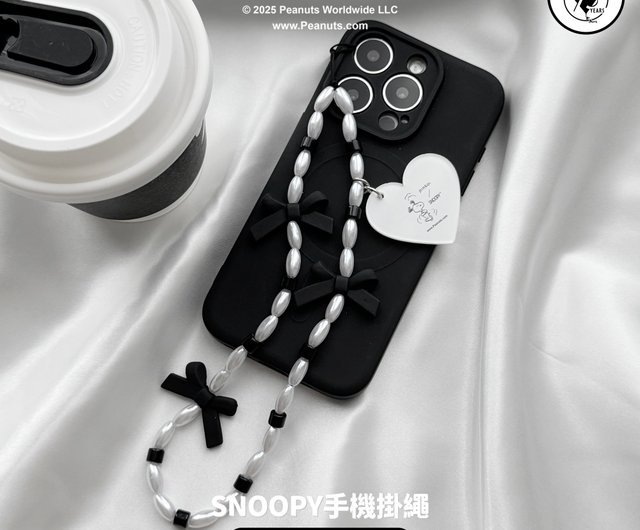 Pinkoi ×SNOOPY】携帯ストラップ（くるくる回るSNOOPY