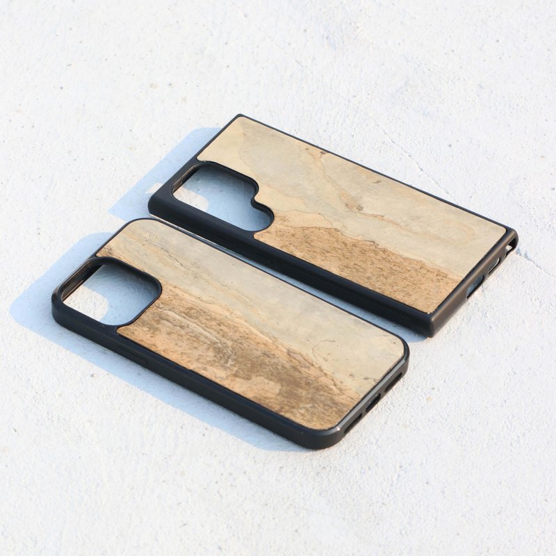 THORNES  - Natural stone case phone - 手機殼/手機套 - 木頭 灰色