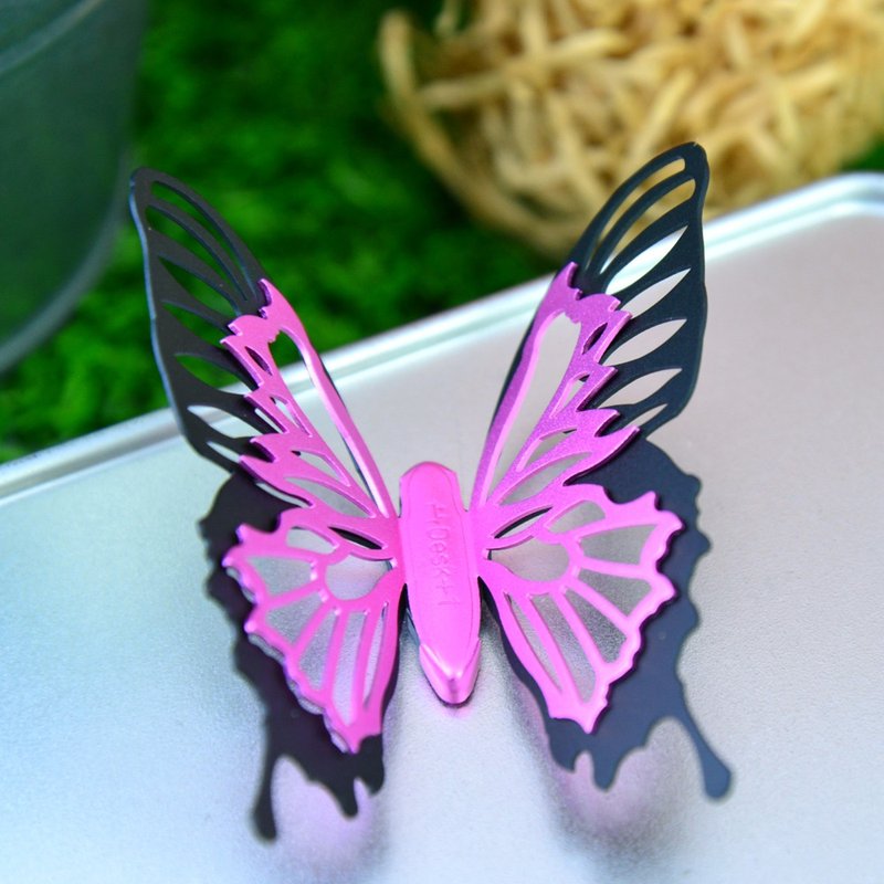 Desk+1 Swallowtail Butterfly Magnet home decoration - Magnets - Aluminum Alloy Multicolor