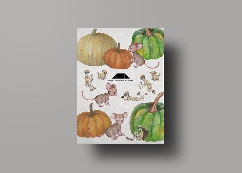 Mouse illustration postcard - Cards & Postcards - Paper Orange