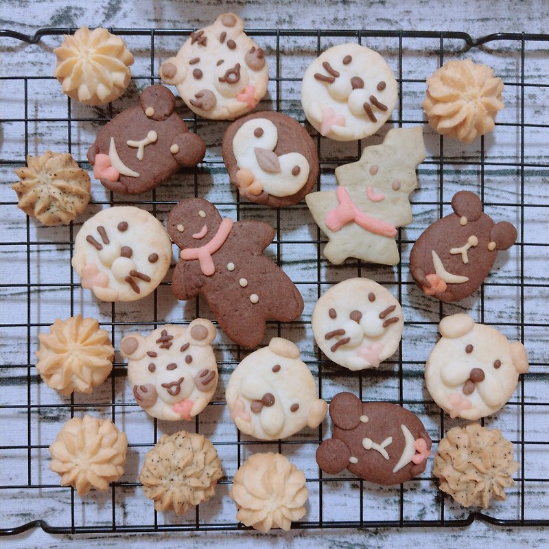 Animal-shaped cookies