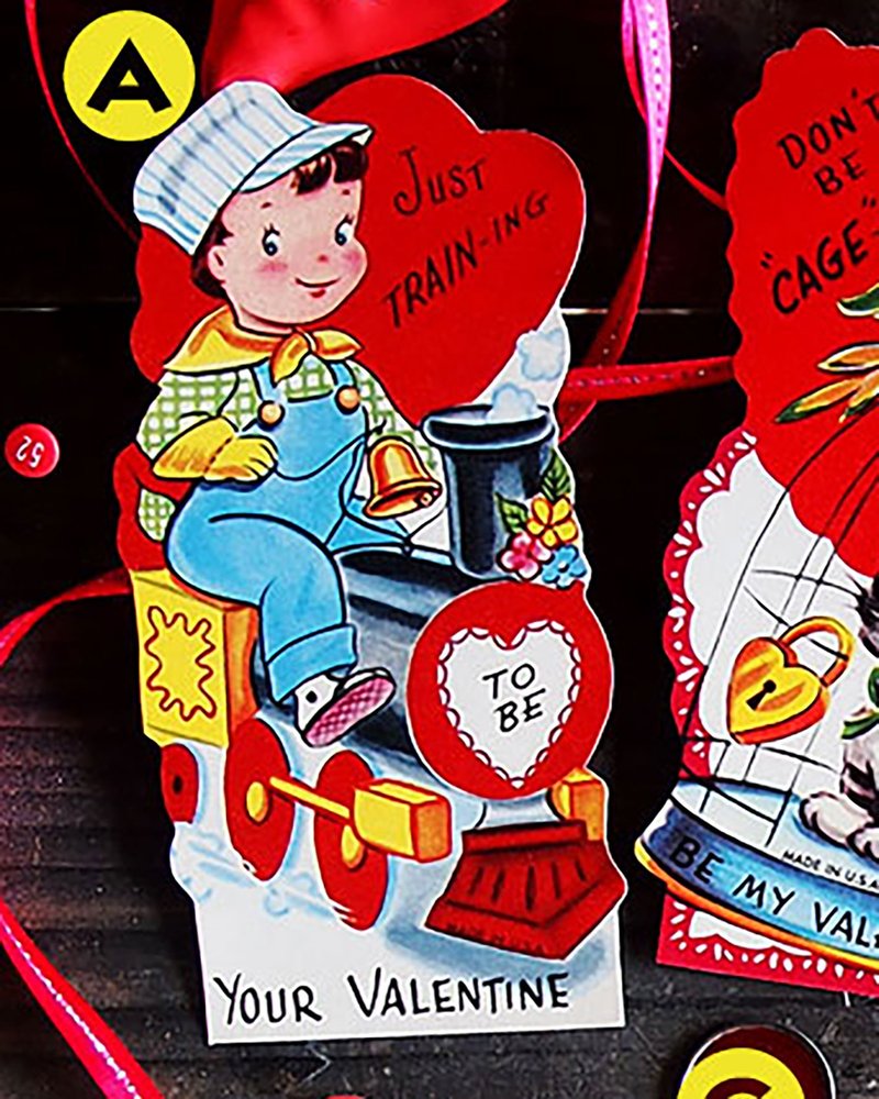 バレンタインカード　550円　ーAー - 卡片/明信片 - 紙 紅色