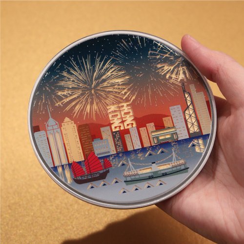 FingerART 指の藝 維港 - 浮雕畫 15W無線快速充電器 【生日禮物】