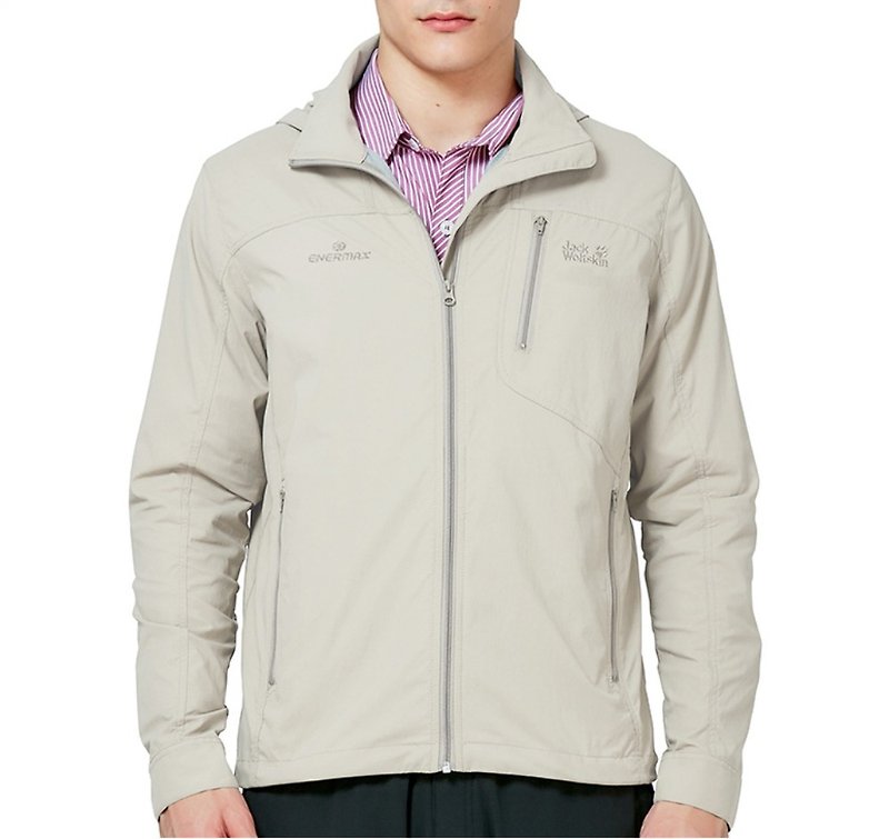 [ENERMAX] Jack Wolfskin joint casual sports jacket - เสื้อโค้ทผู้ชาย - วัสดุอื่นๆ สีกากี