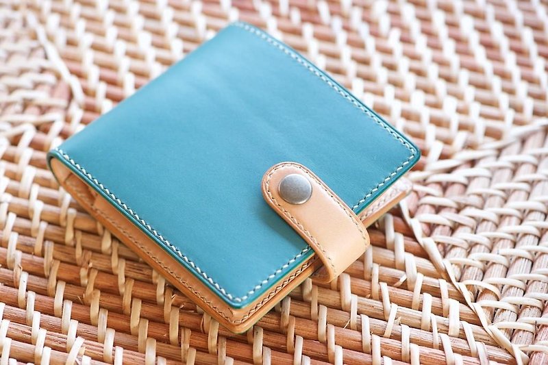 Two-fold wallet color order - กระเป๋าสตางค์ - หนังแท้ หลากหลายสี