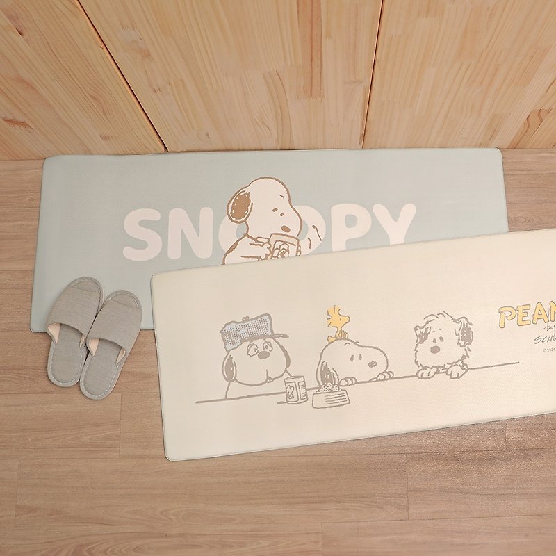 Peanuts Snoopy Kitchen Floor Mat-Kitchen Foot Mat PVC Kitchen Mat Snoopy Snoopy - พรมปูพื้น - พลาสติก หลากหลายสี
