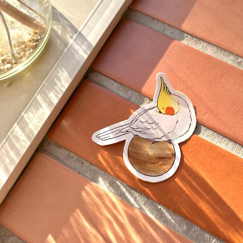 Cockatiel Wenchuang stickers | Jupiter Xuanfeng Ambird a bird - Stickers - Paper 