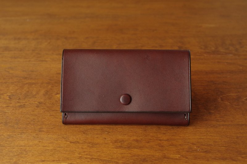 [Made to order] Business Card Case / choco x olive - Card Holders & Cases - Genuine Leather Brown