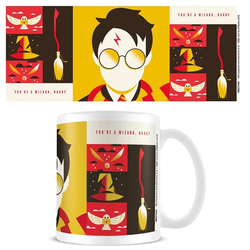 【哈利波特】華納100周年 限定普普風馬克杯/Harry Potter - 咖啡杯/馬克杯 - 陶 多色