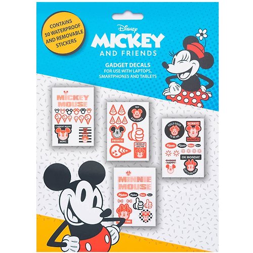 Dope 私貨 【迪士尼】米老鼠米奇3C科技貼紙組
