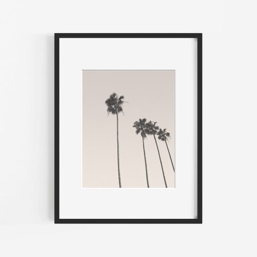 Weekend Road Trip palm tree art #1 海報 畫 臥室 浴室 餐廳 咖啡廳