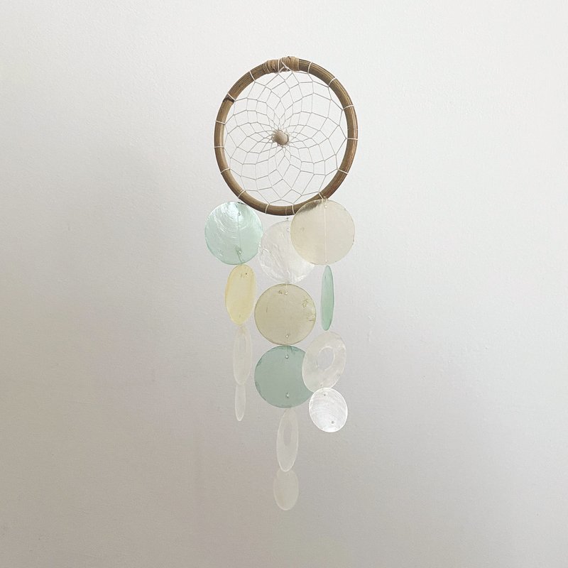 DIY-KIT| Ricotta Cheese(S)-like Lemon-MIX | Shell Wind Chime Mobile | #0-572 - อื่นๆ - เปลือกหอย สีเหลือง