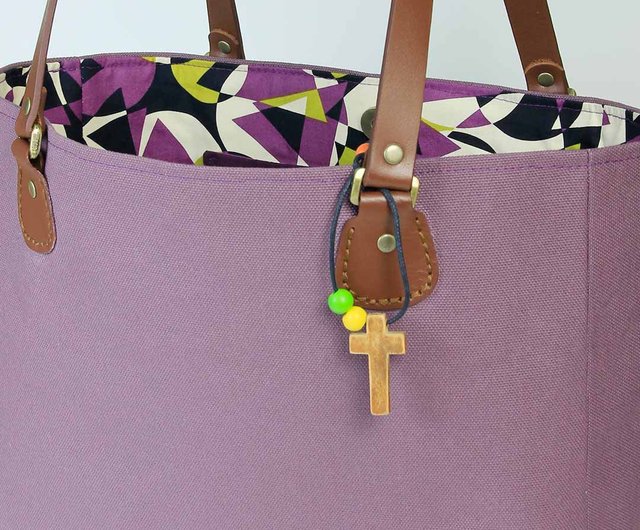 Cross on sale charm bag