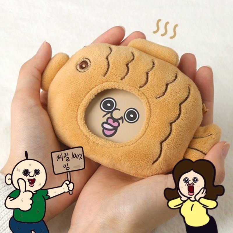 邦邦的日常 - 2合1 鯛魚燒暖手蛋+9,600mAh外置充電器 - 行動電源/充電線 - 其他金屬 