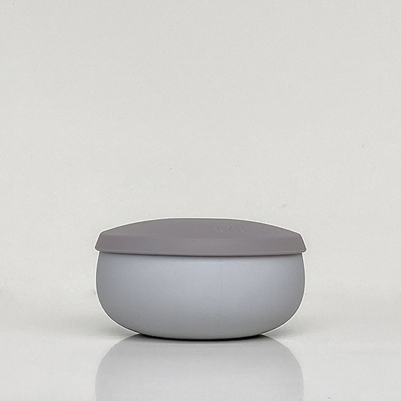 100% Silicone Sustainable Tableware / Large Bowl 1200ml  / Rocky gray - Bowls - Silicone 