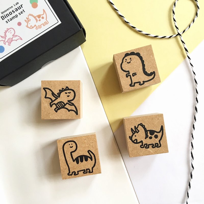 DIY Dinosaur Seal Set - Stamps & Stamp Pads - Wood 