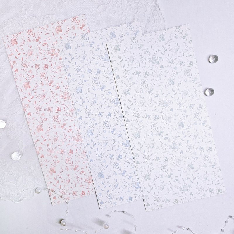 flower viewing - Background paper No.1 - 貼紙 - 紙 