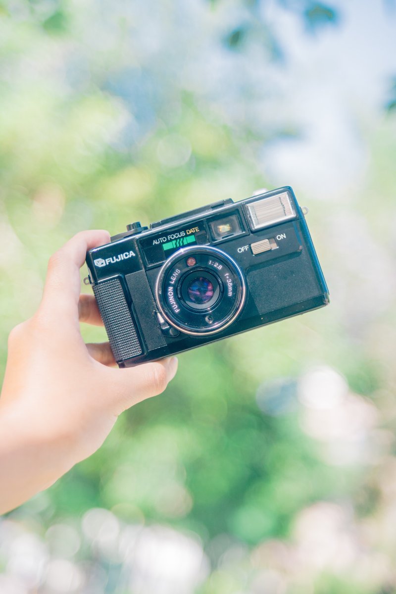 Fujica Auto-7 Date 富士 經典大光圈 全自動 底片相機 - 相機/拍立得/底片相機 - 其他金屬 黑色