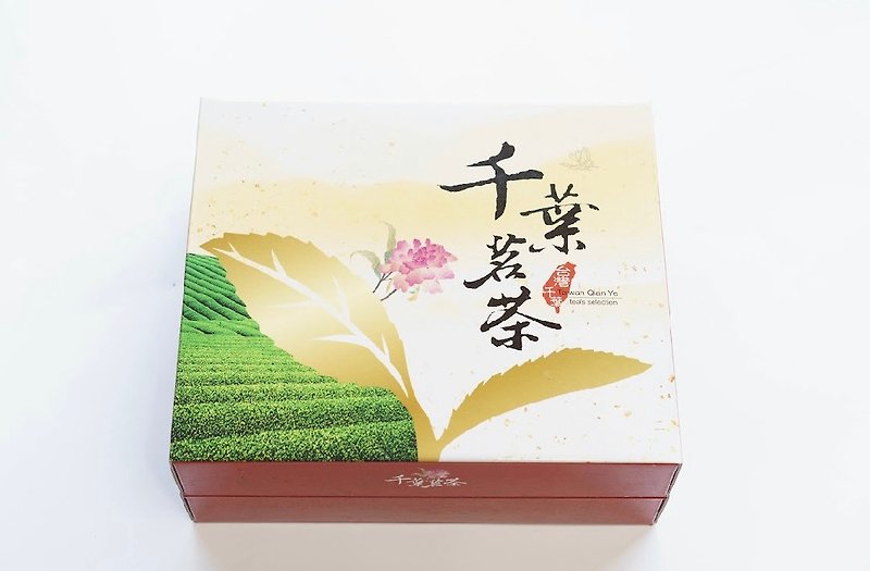 台湾高山茶ギフトボックス×千葉製茶工場 半斤ギフトボックス - お茶 - 紙 