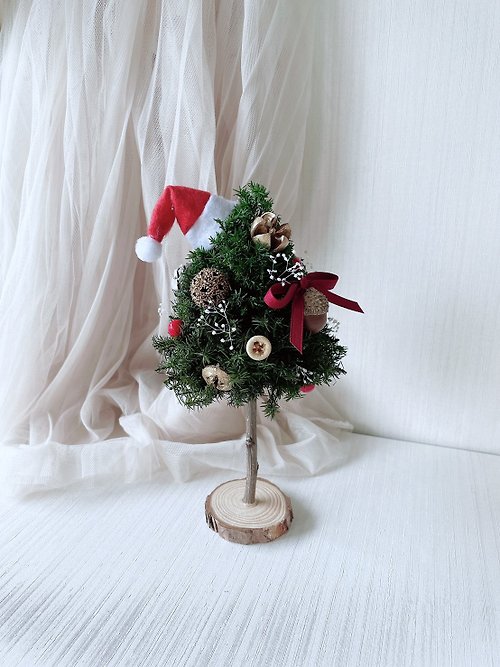 Melai Design 聖誕樹擺飾/雪松/聖誕禮物/聖誕節/桌上擺飾/禮物/交換禮物