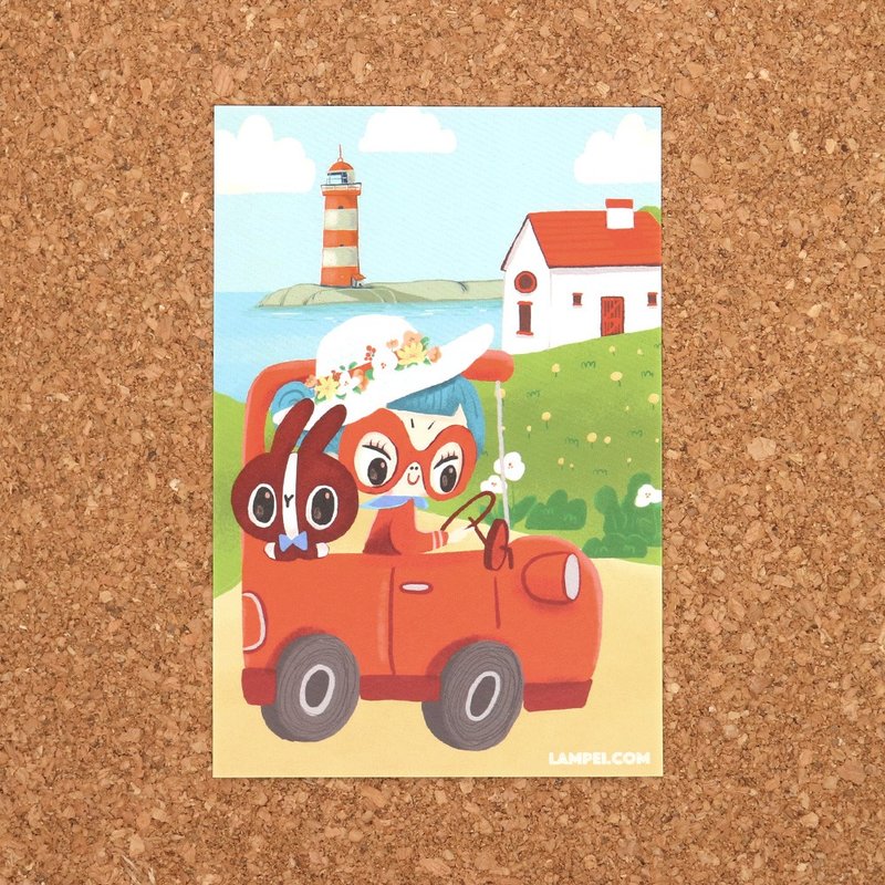 Postcard Postcard Coastal Travel - Sufei Accompanying You Four Seasons - Cards & Postcards - Paper Multicolor