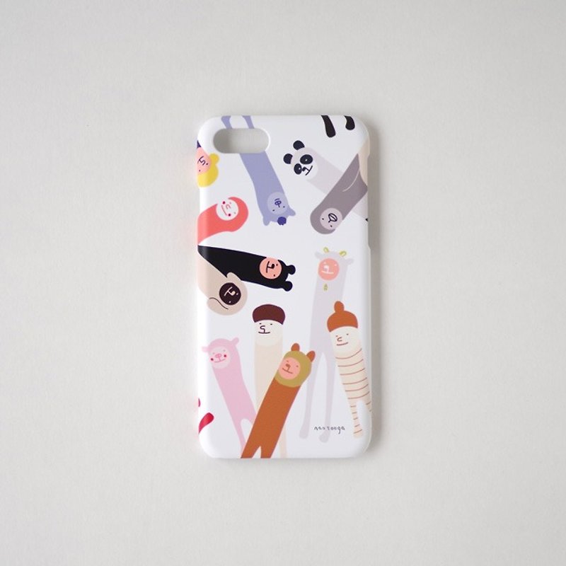 Lulu and his friends iPhone case - Phone Cases - Plastic White