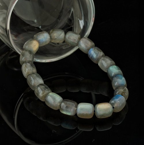 HK-Accessories 灰拉長石 8.8mm 手鍊 ( G.Labradorite 8.8mm Bracelet )