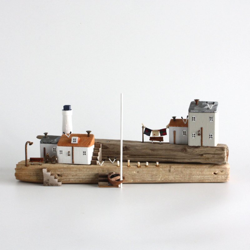 Driftwood interior - The sound of the waves and seagulls - W635 - Items for Display - Wood 